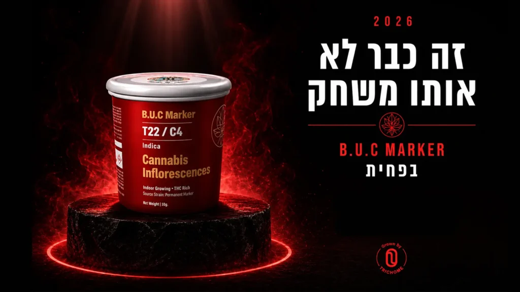 B.U.C Marker T22/C4 – זן קנאביס רפואי של Trichome