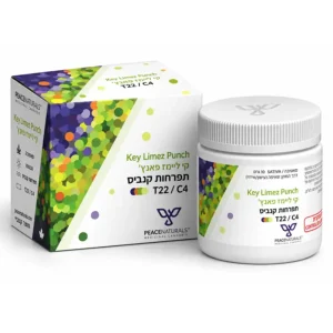 אריזת קנאביס רפואי Key Limez Punch מבית Peace Naturals תפרחת סאטיבה T22/C4