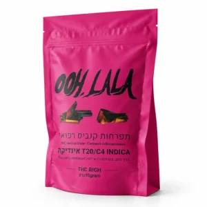 אריזת OOH LA LA של Canndoc תפרחת קנאביס רפואי אינדיקה T20/C4