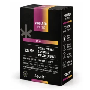 אריזת Purple DD (פרפל דידי) של שיח Seach אינדיקה T22/C4